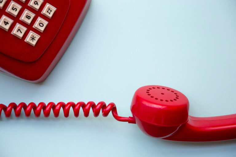 Rode telefoon